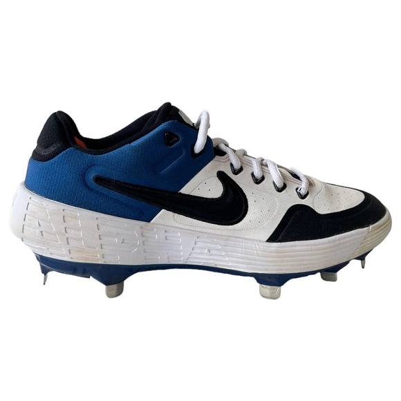 Nike Cleats Mens 7 Metal Huarache Elite 2 Low Baseball White Blue AJ6873-104 main image 9